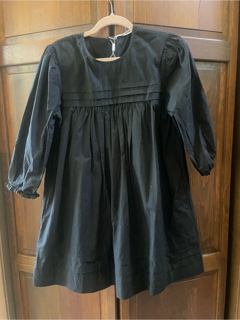 Ciao Lucia Black Puff-Sleeve Formal Kids Dress